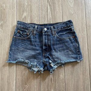 Levi's Distressed Denim Shorts for Women